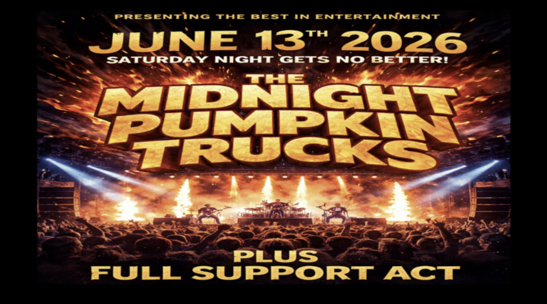Midnight pumpkin trucks, plus support act