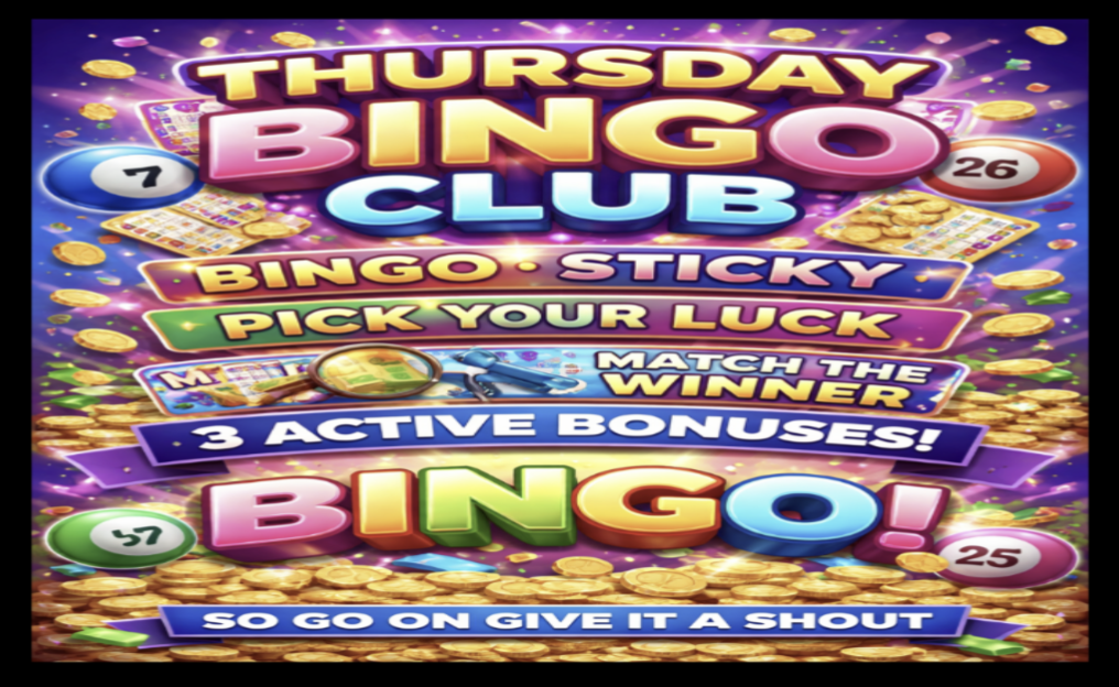 Thursday night bingo 
