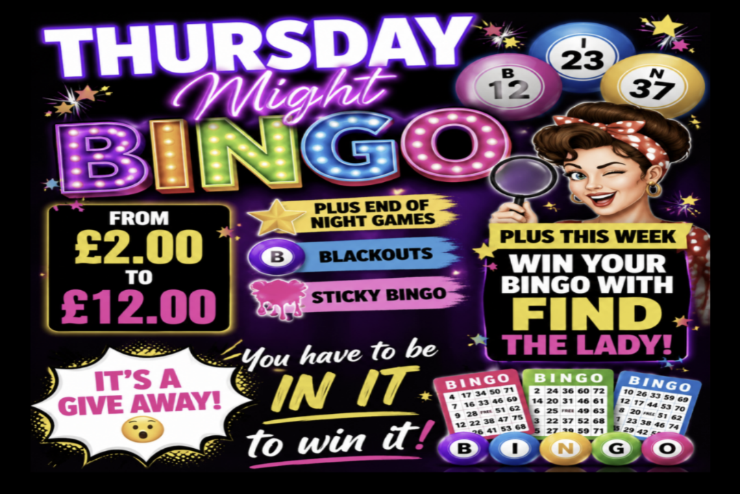 Thursday night bingo 