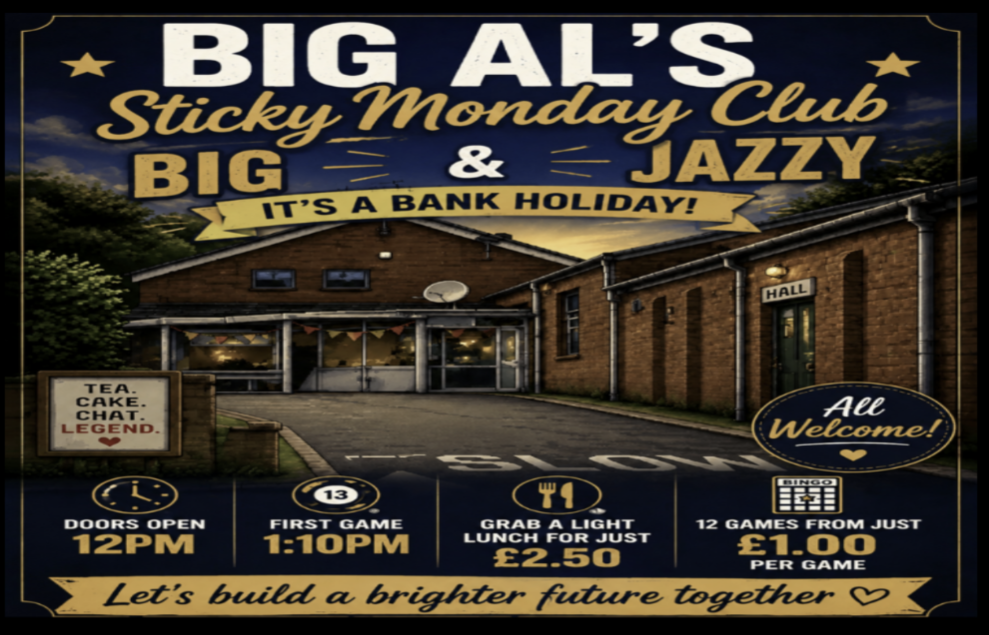 Bank holiday Monday sticky club 