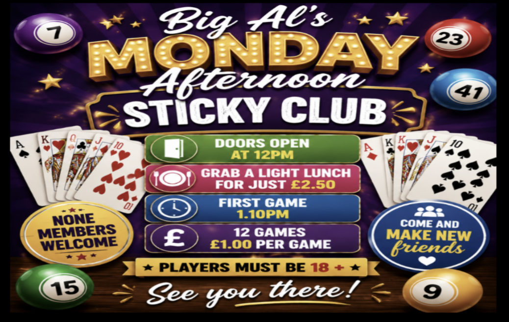 Monday sticky club 