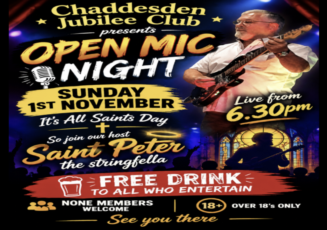 Sunday night open mic 