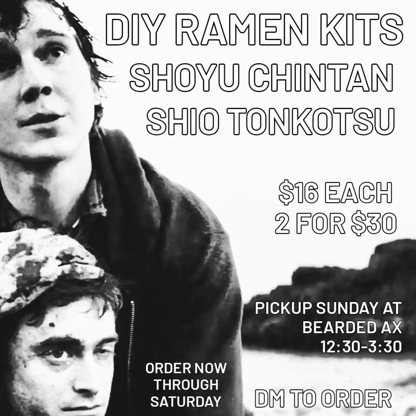 Classic kits this week

Pull up Sunday @thebeardedaxparkcircle with ur MTG decks and throw down then grab a kit on ur way out to 2 get ur slurp on

$16 each or 2 for $30

Slide into them DMs to order

Noodlz this week:
120g handcut Old School temomi
