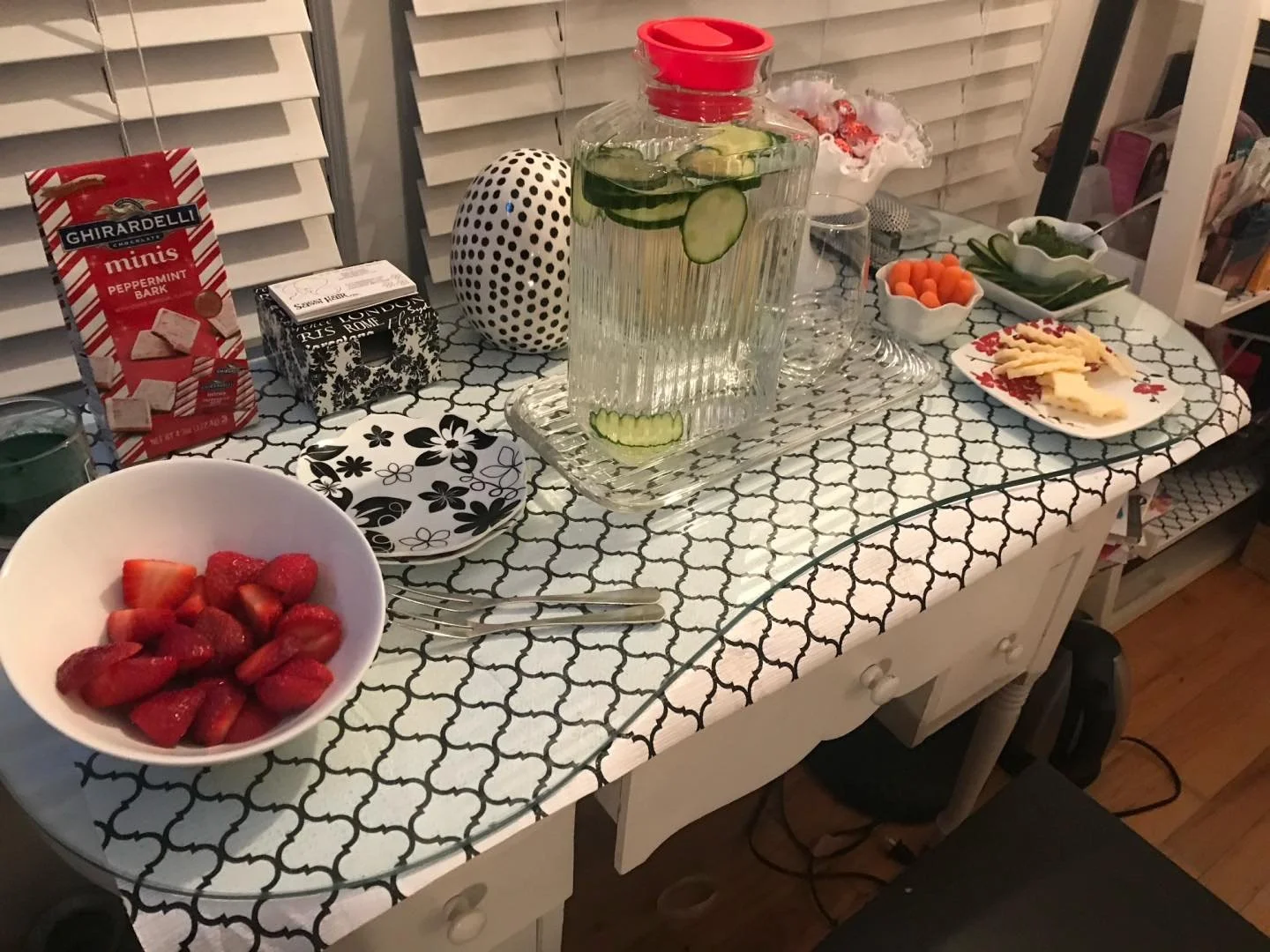 Just a Little Refreshments for
My Private  Hair Clients 2018