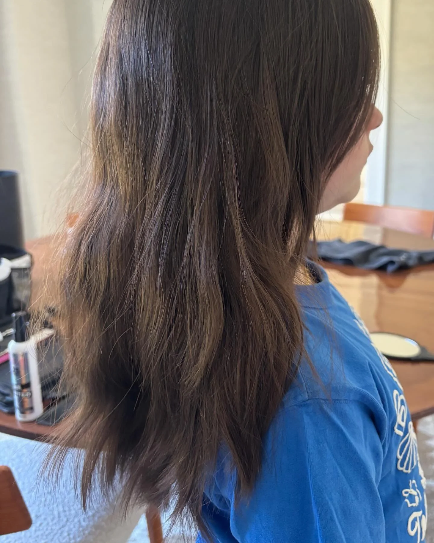 Long Layered Haircut with soft Layered Curtain Fringe ‼️
EH Village