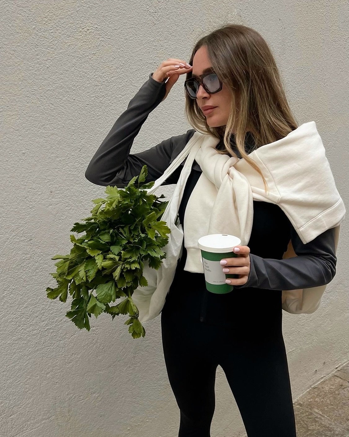 Post Pilates treat: green detox juice 🥬 see you tomorrow 🩰🤍