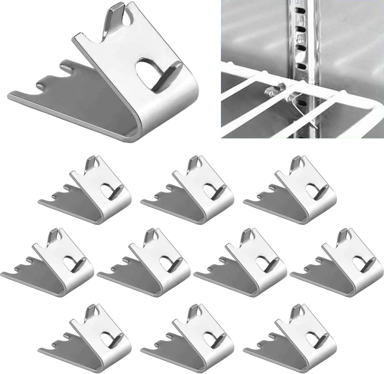 Commercial Refrigerator Shelf Clips
