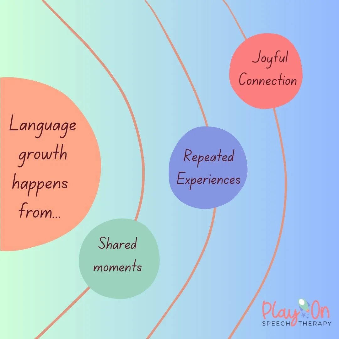 Reciprocity + Repetition = Language Growth 

Reciprocity&mdash;the back-and-forth exchange between a child and caregiver&mdash;is a foundational language capacity. When a child learns that their action leads to a response, communication starts to mak