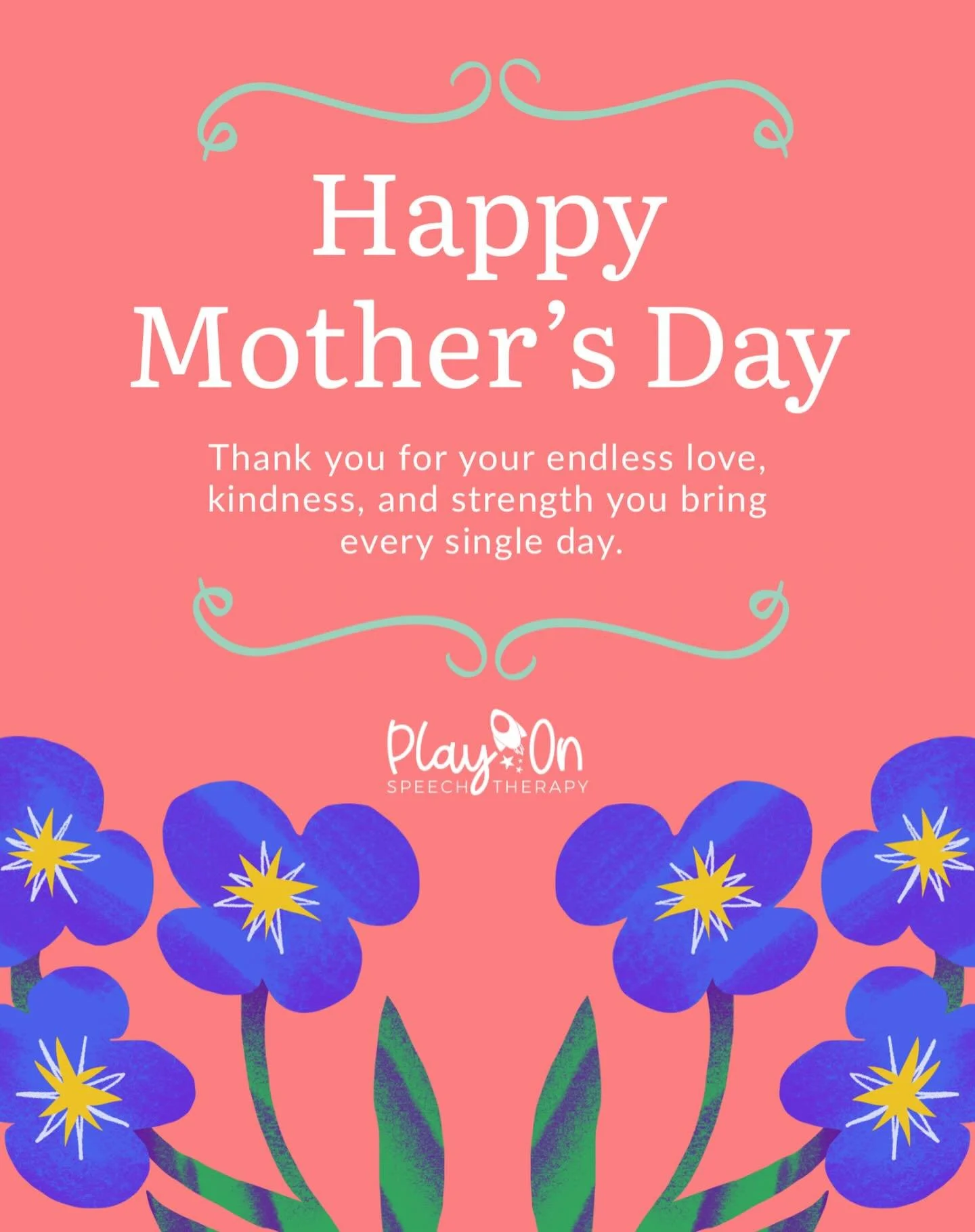 Happy Mother&rsquo;s Day to all the amazing moms who help their children reach for the stars every day!  We are grateful to work with such wonderful moms at Play On Speech!🚀⭐️🩵🌷 
&bull;
&bull;
&bull;
#neurodiversity #speechtherapy #glp #latetalker