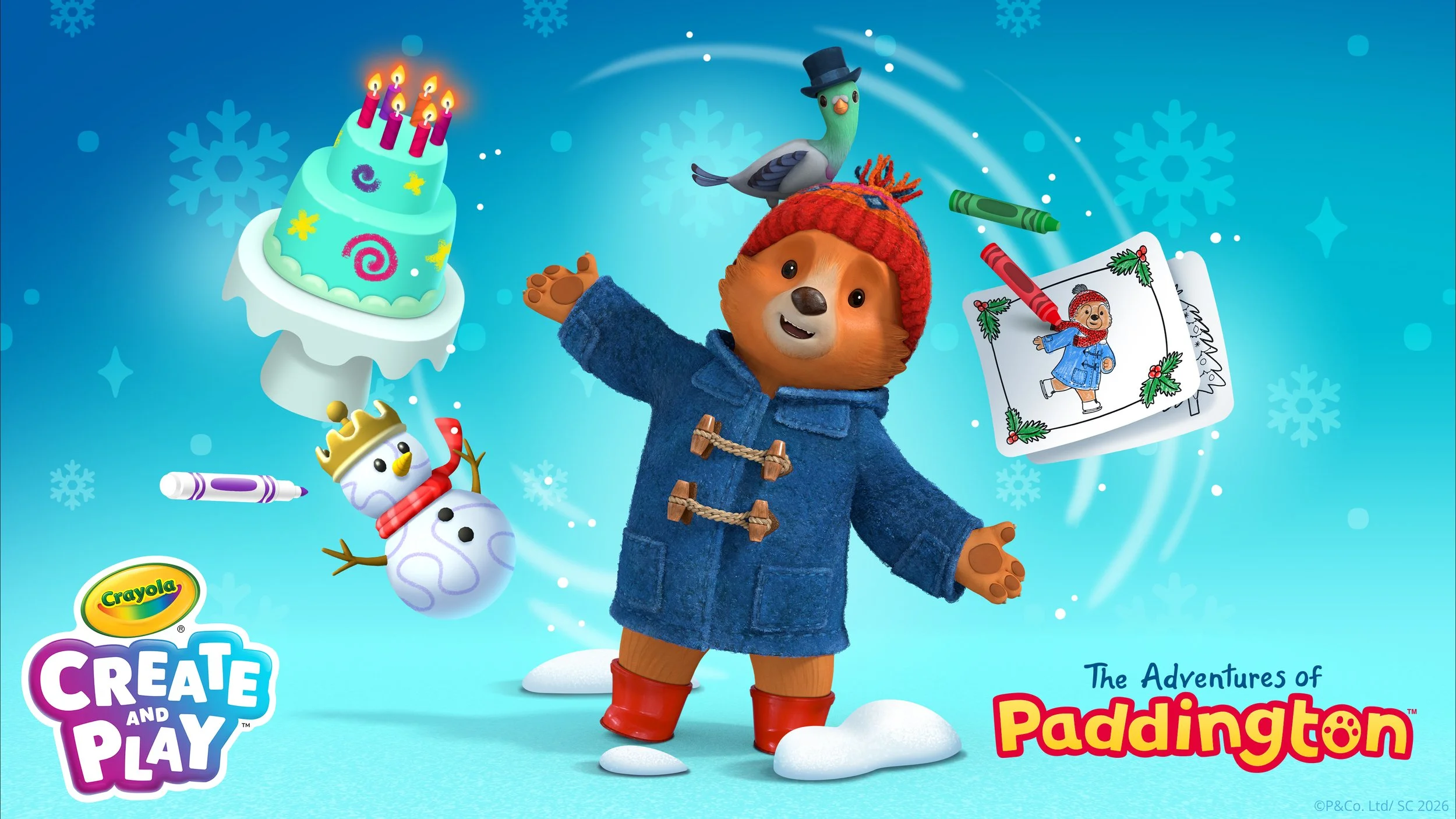 New Winter Activities with Paddington™ in Crayola Create and Play