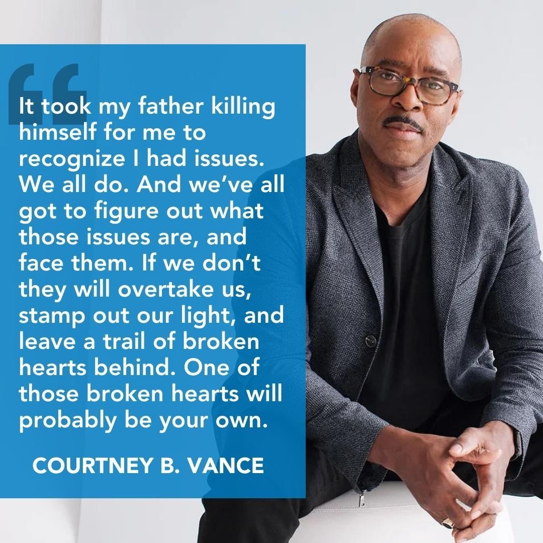 Next week, award-winning actor and author @courtneybvance joins our &ldquo;The Right To Be Here&rdquo; virtual Couch Conversation to discuss Black men&rsquo;s mental health. Fitting for #NationalMentalHealthMonth, Black men's mental health is the sub