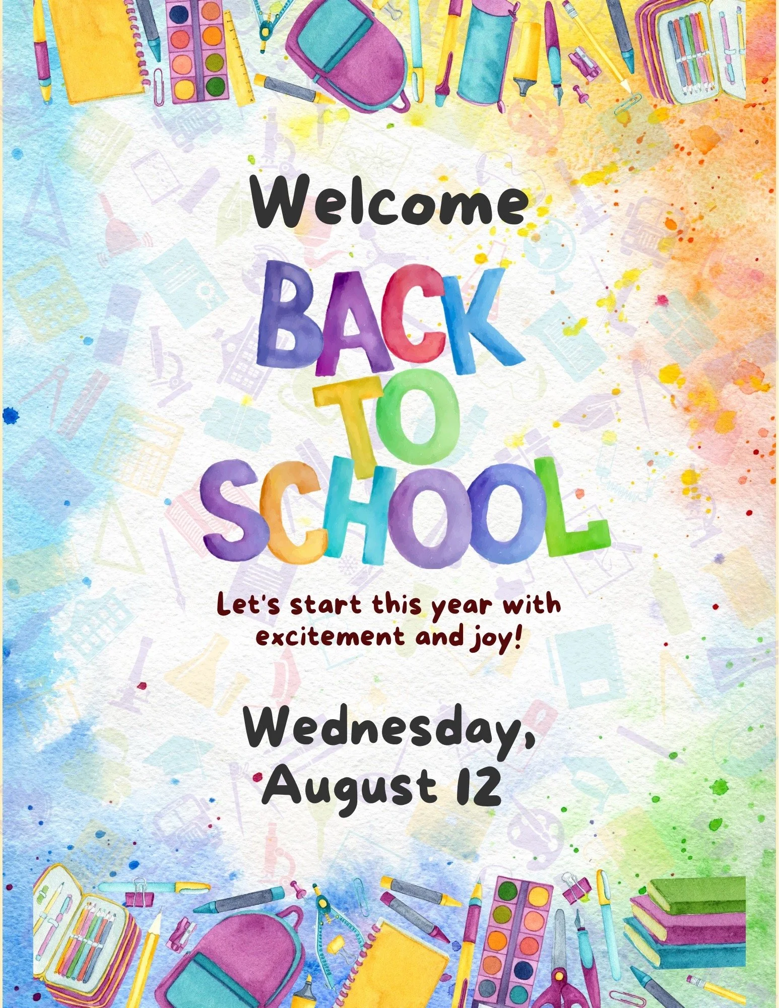 First Day of School