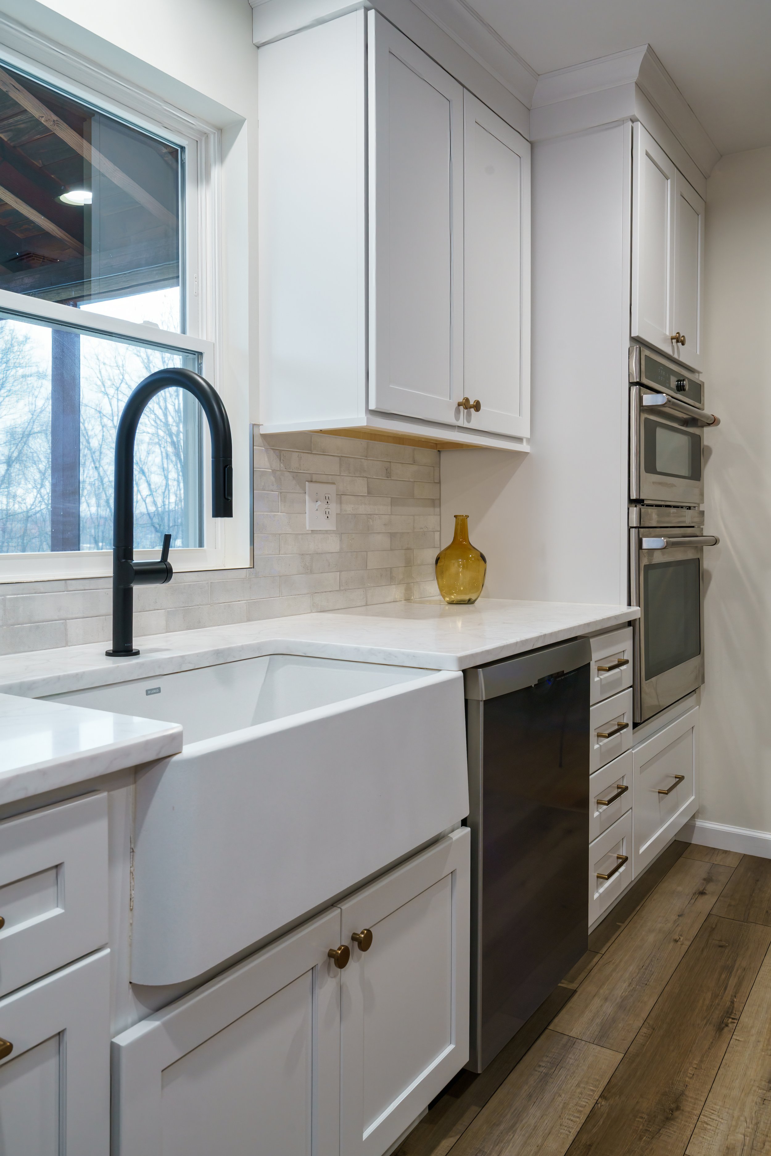 White Kitchen Remodel in Goshen, NY by Brattesani Designs project photo 5