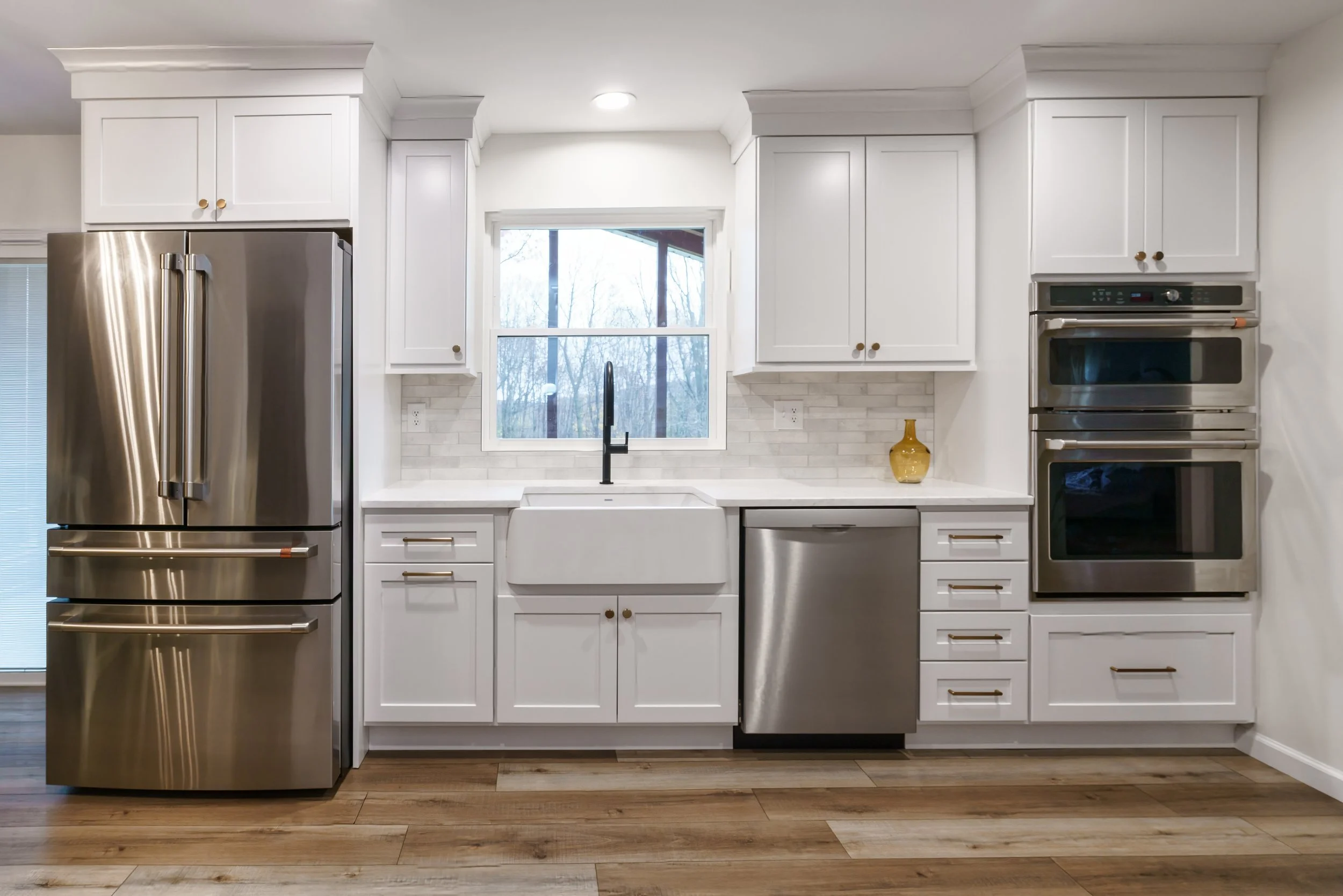 White Kitchen Remodel in Goshen, NY by Brattesani Designs project photo 9
