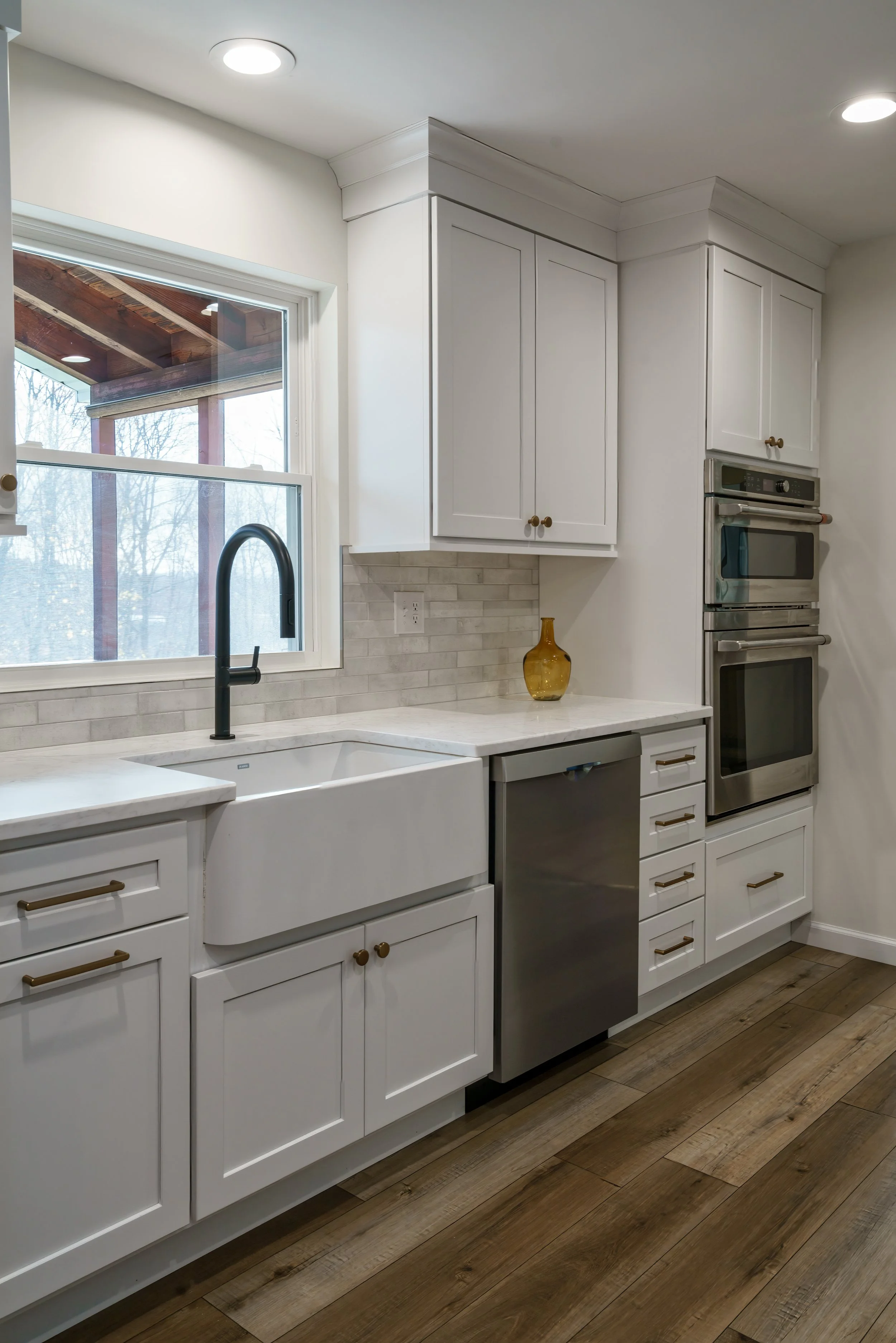 White Kitchen Remodel in Goshen, NY by Brattesani Designs project photo 8