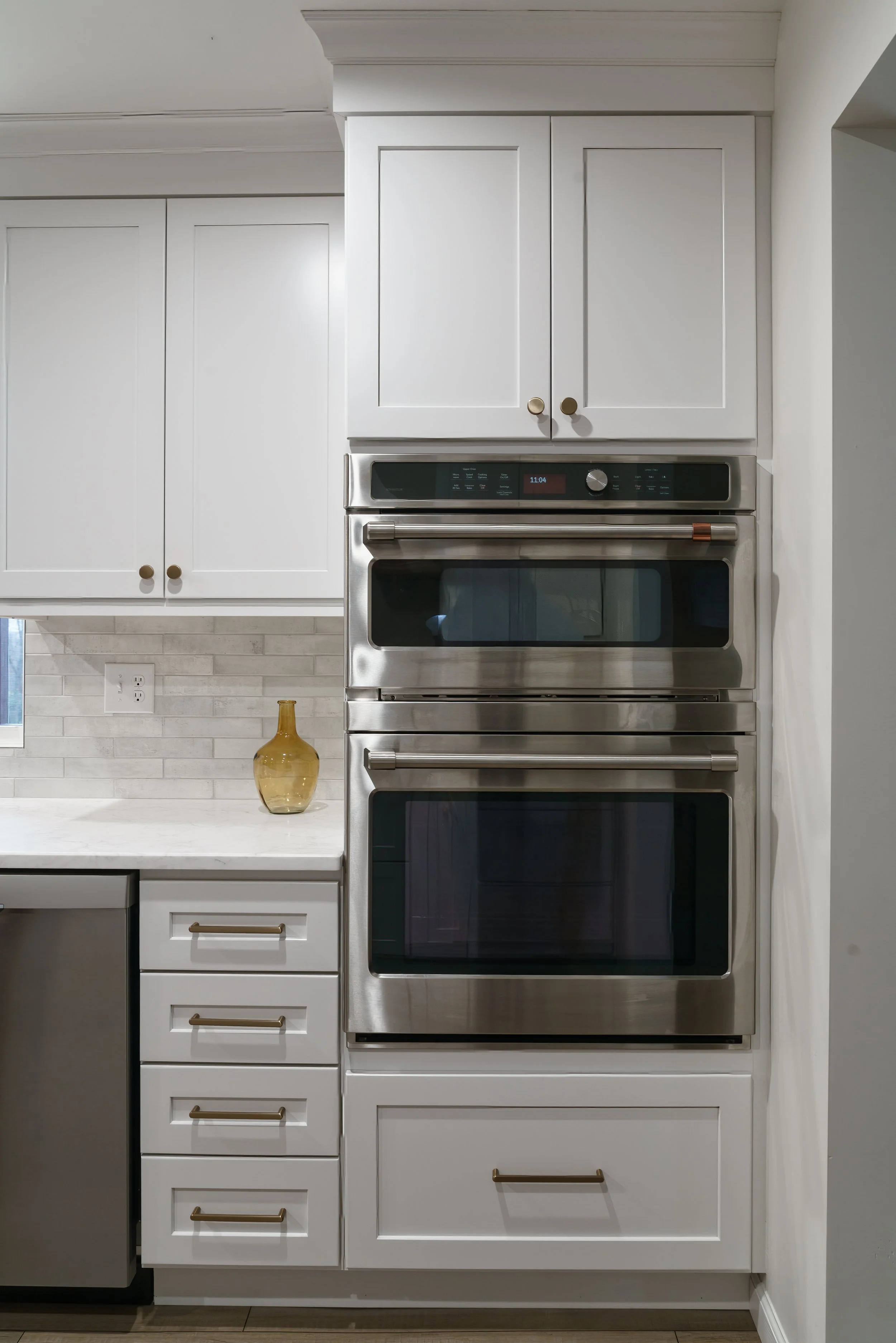 White Kitchen Remodel in Goshen, NY by Brattesani Designs project photo 6