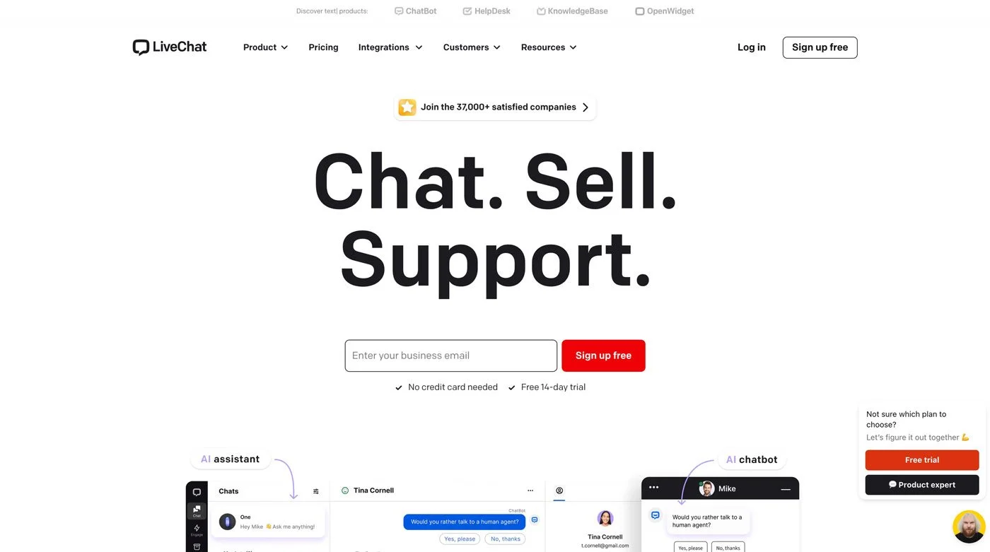 The LiveChat Squarespace plugin.