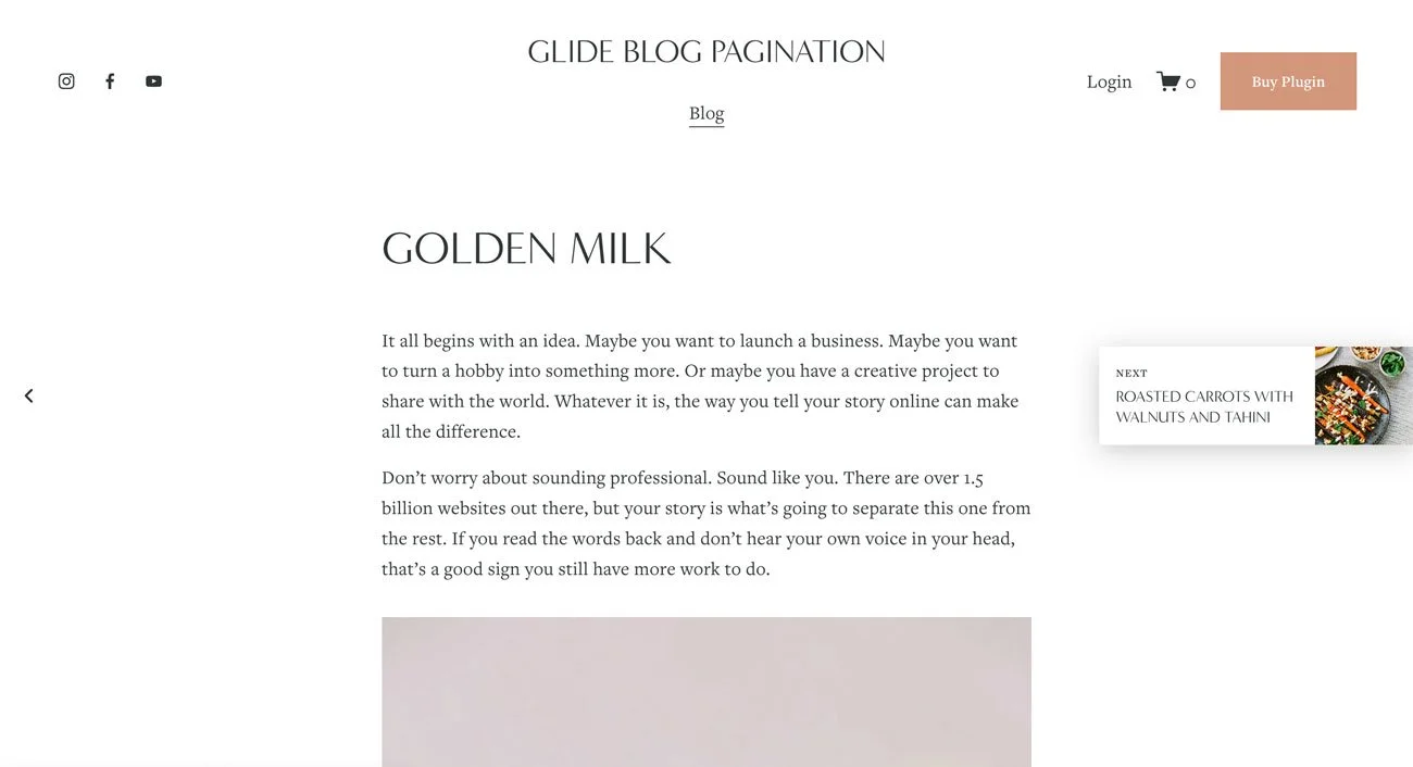 The Blog Pagination Plugin.