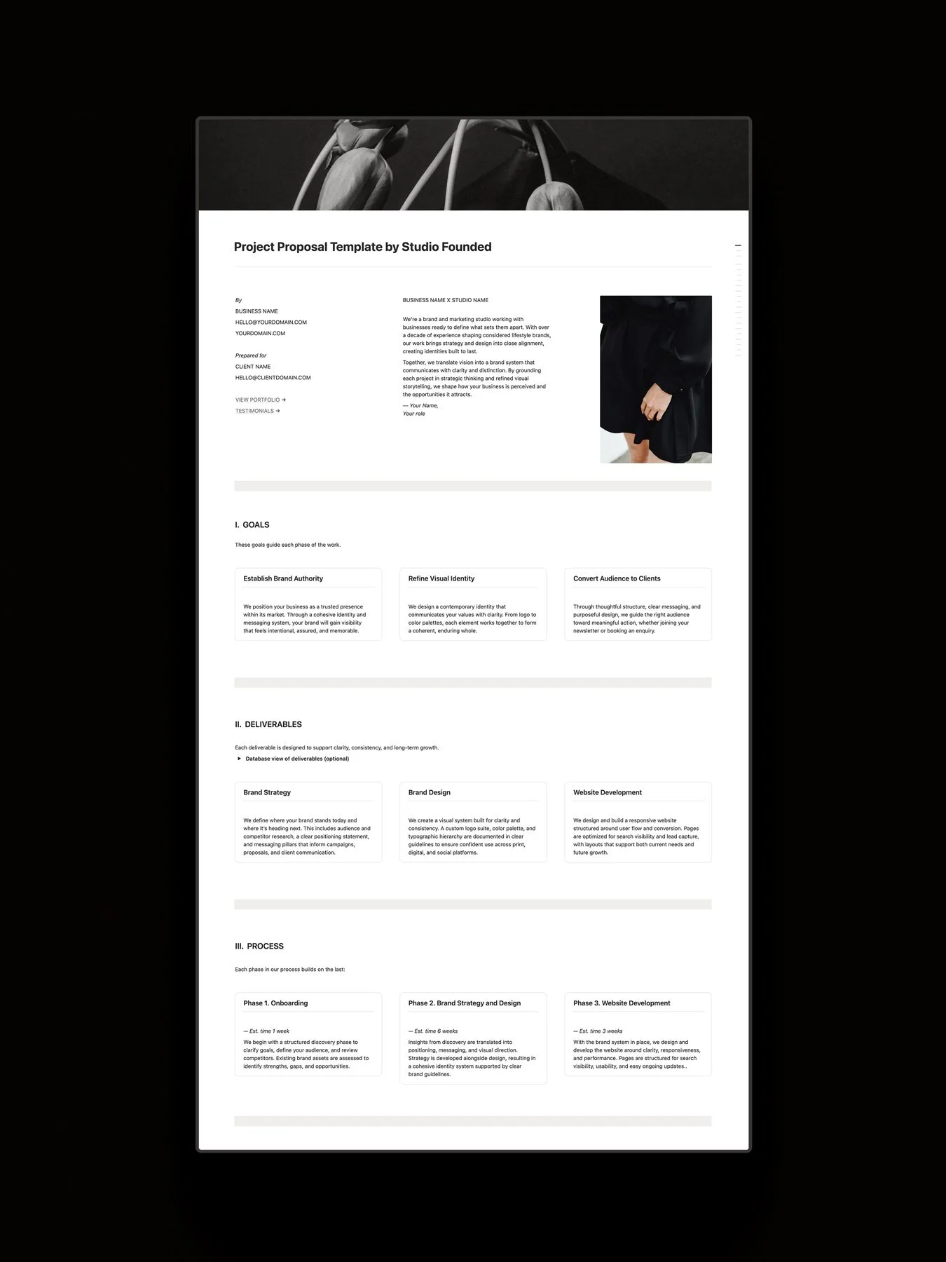 Notion Project Proposal Template