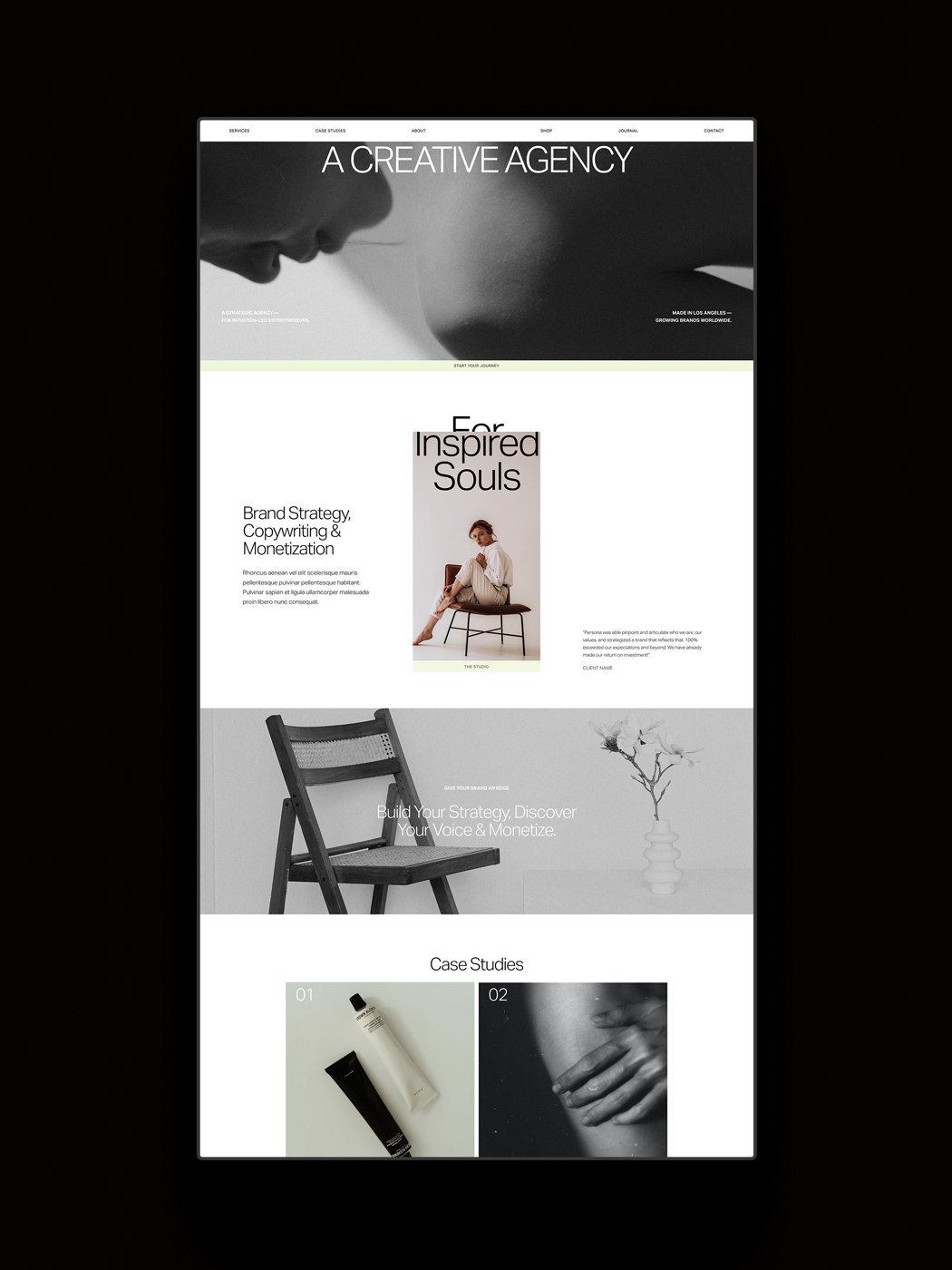 Persona by Styled Square — Squarespace Template