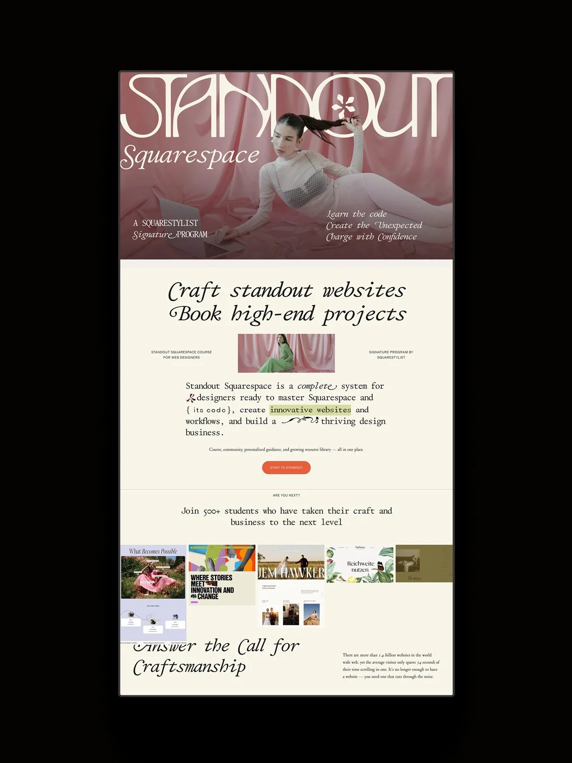 Standout Squarespace by SquareStylist — Squarespace Course