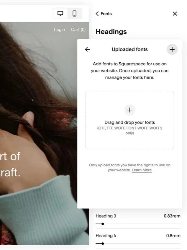 How to Upload Custom Fonts to Squarespace 7.1