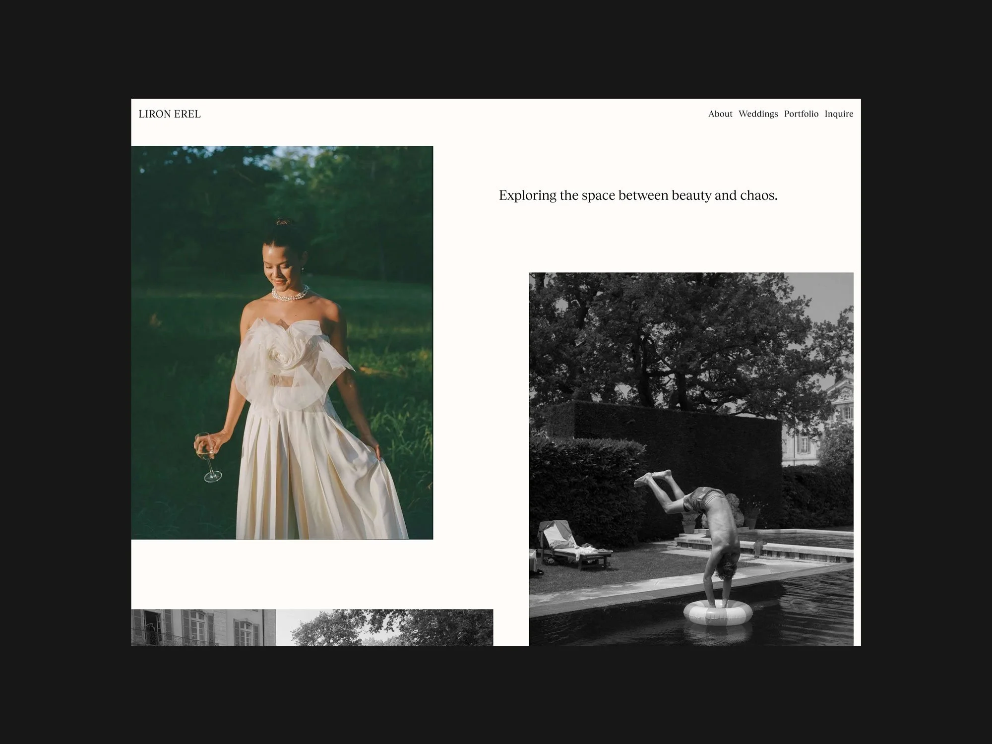 Branding and Web design for Photographer Liron Erel