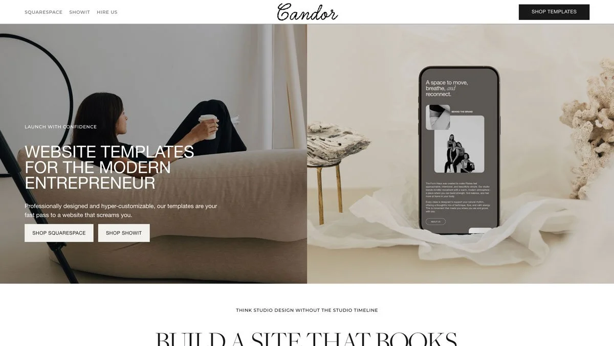The Candor Templates Home Page.
