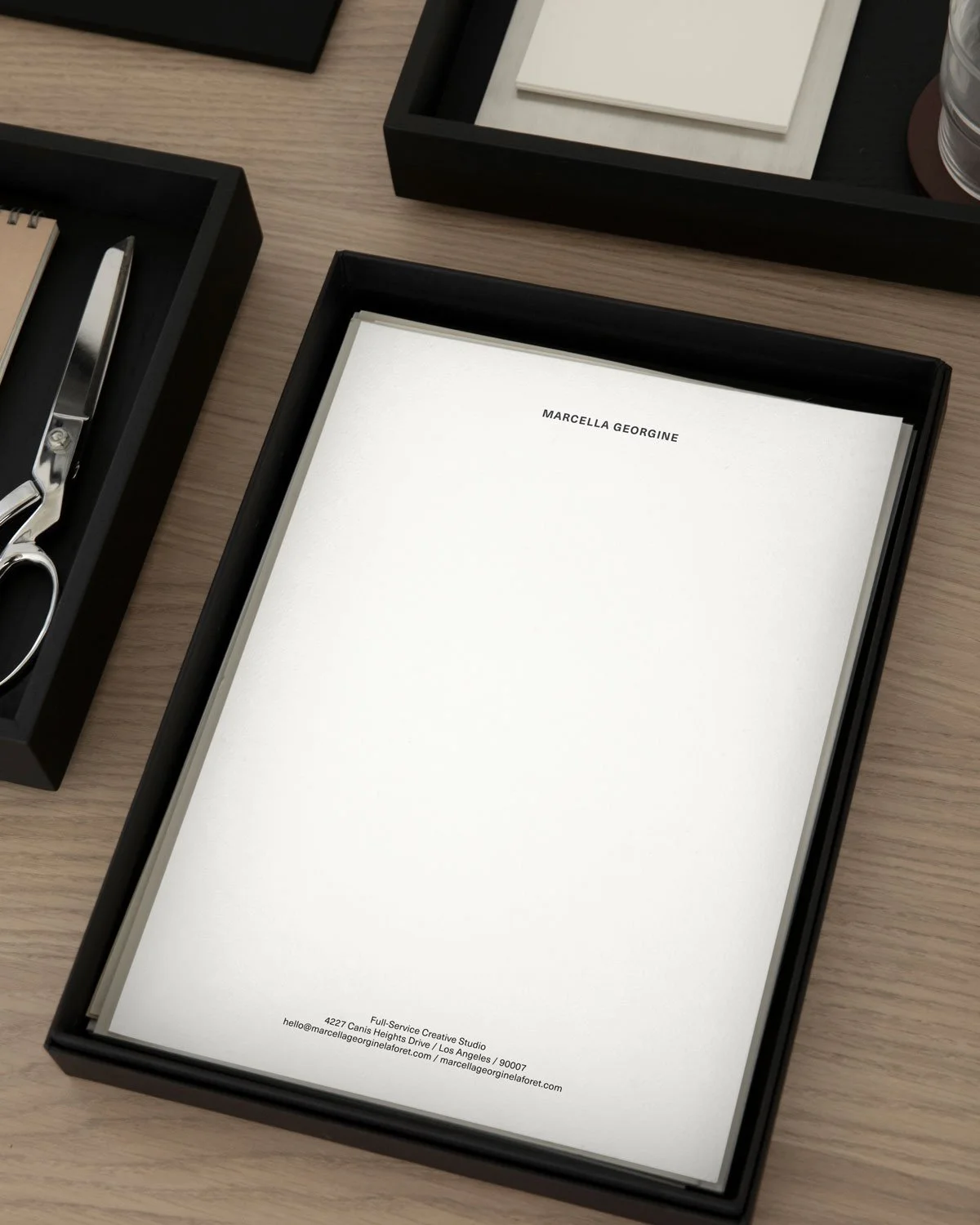 The Marcella letterhead template.