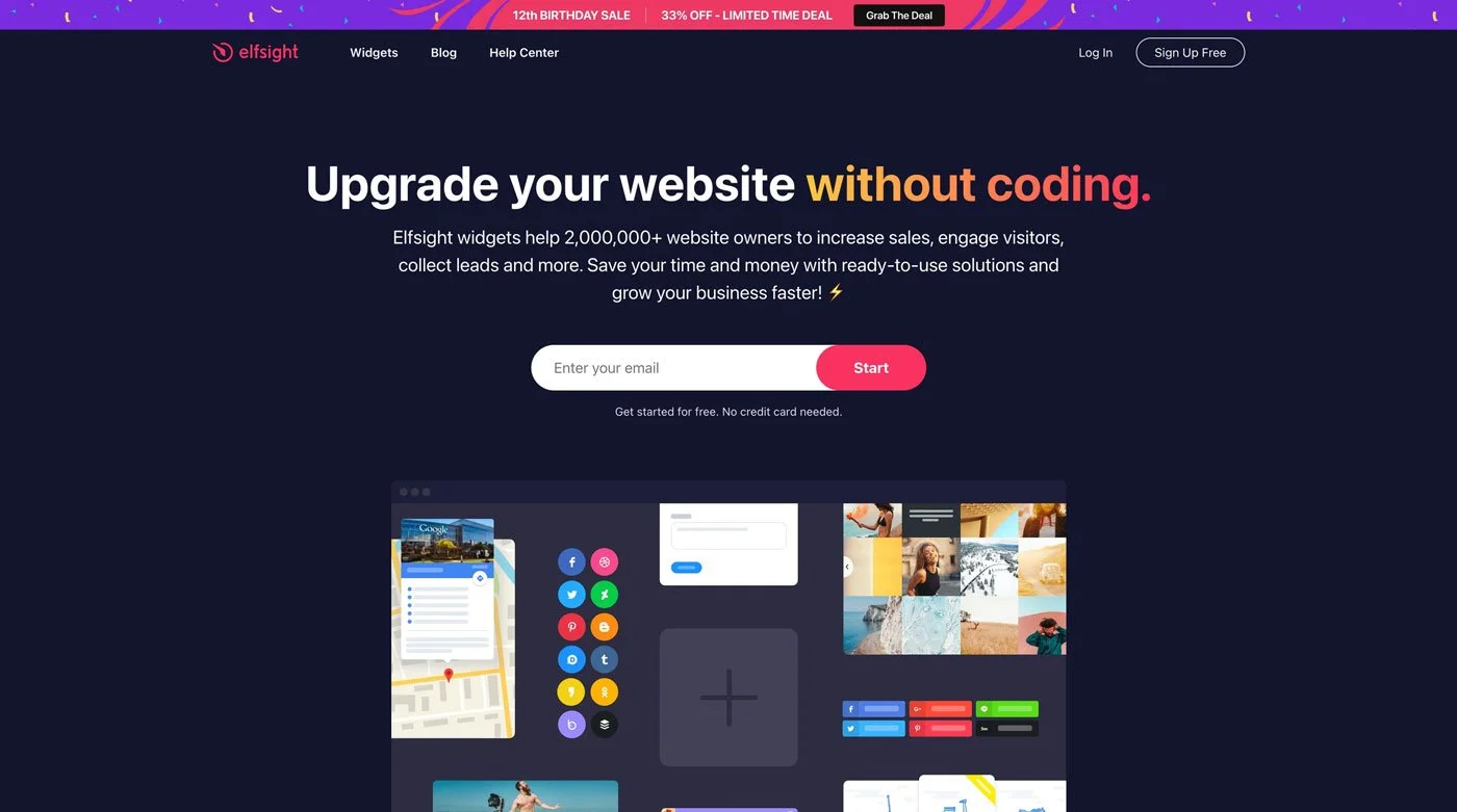 The ElfSight Squarespace plugins.