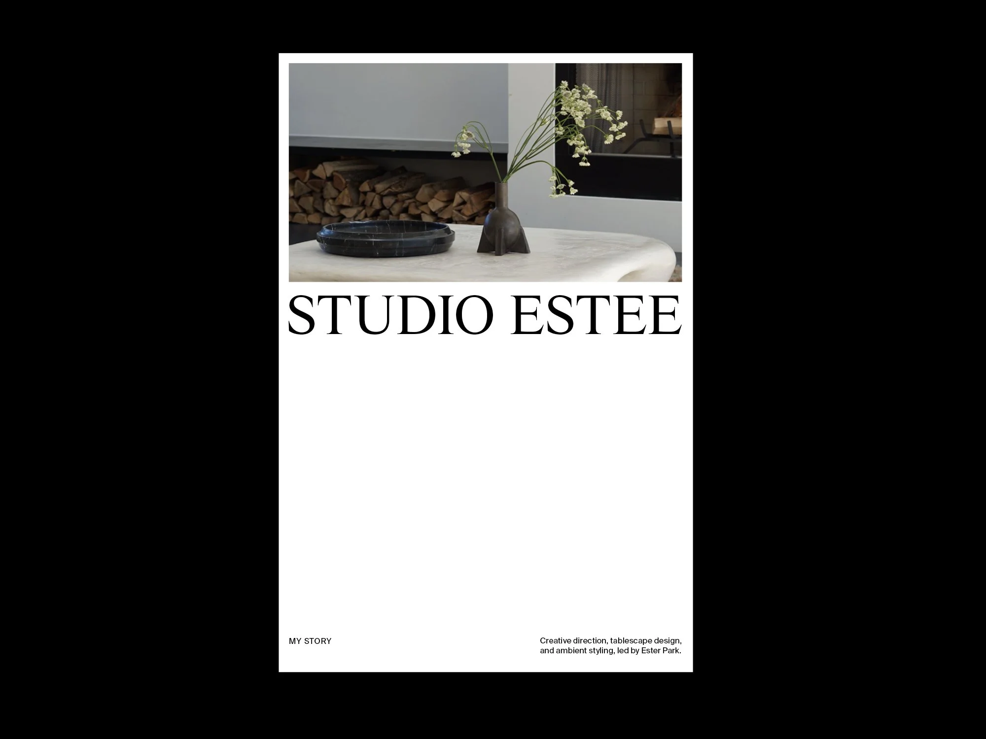 A poster design for Studio Estee.