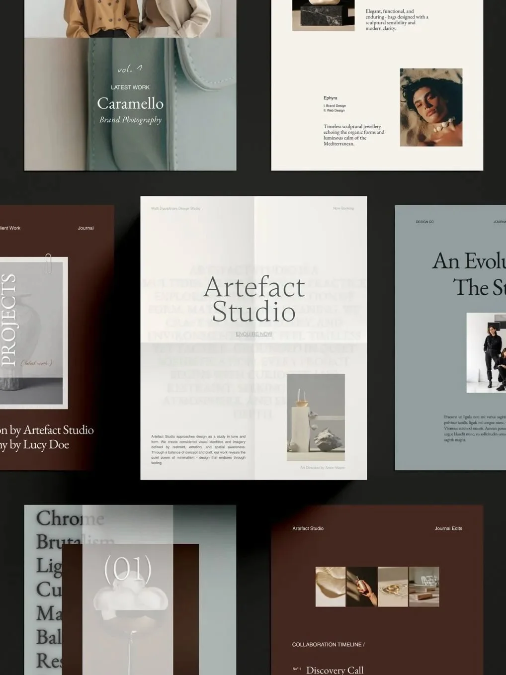 The Artefact social media templates by Moyo Studio.