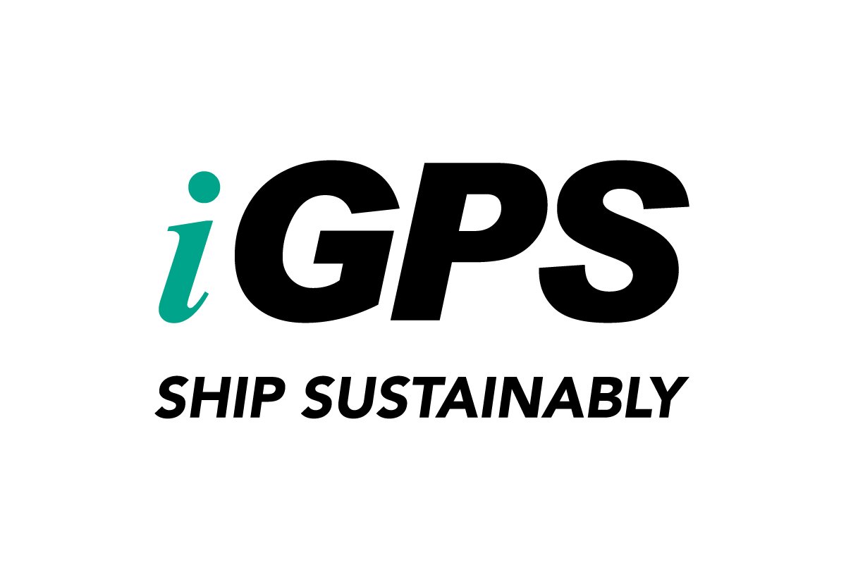 iGPS logo with 'Ship Sustainably' tagline on white background.