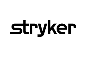 Stryker logo, black text on white background