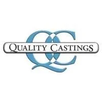 Logo of Quality Castings incorporating "QC" in blue and "Quality Castings" written in black.