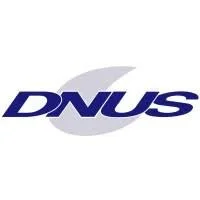 DNUS logo with a stylized swoosh design