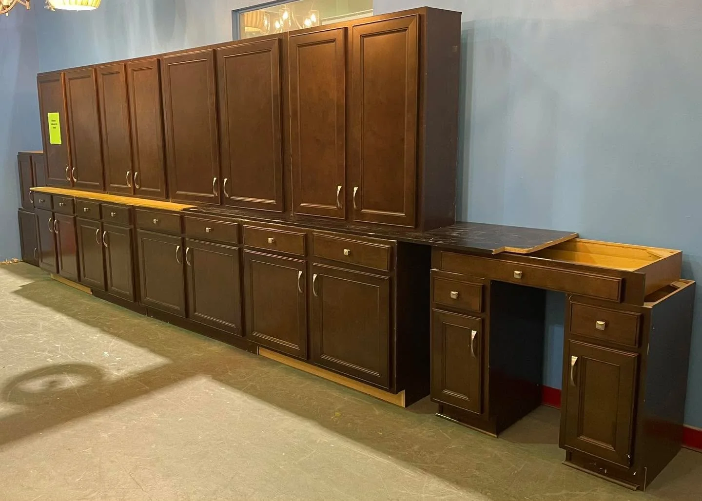 Kitchen cabinet set $1500 - link with sizes in comments.