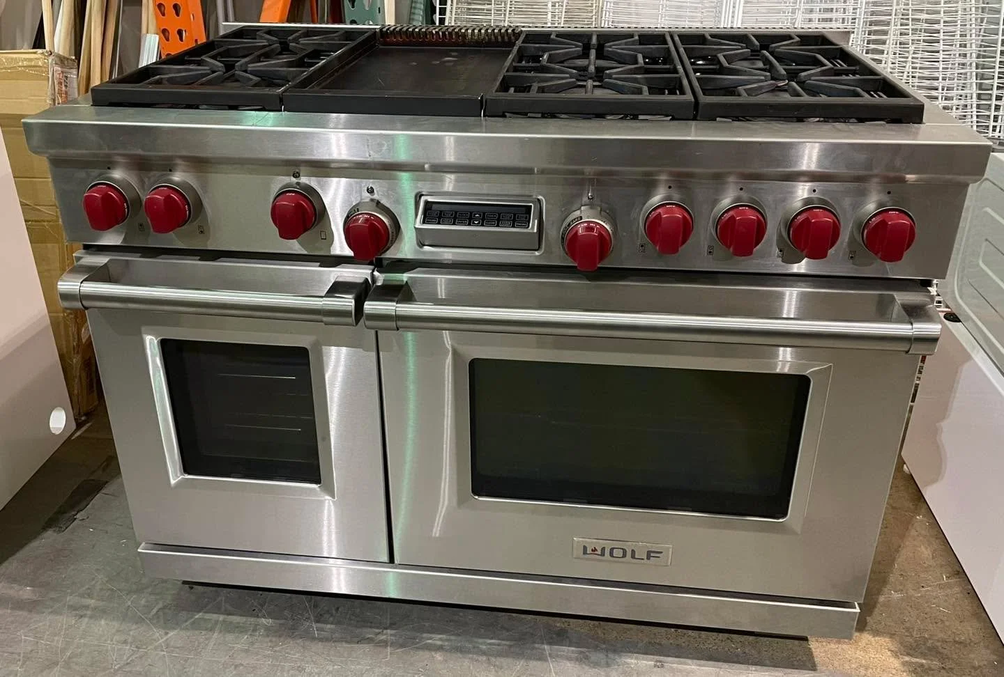 Wolf 48&rdquo; dual fuel range (LP gas/electric) $4500