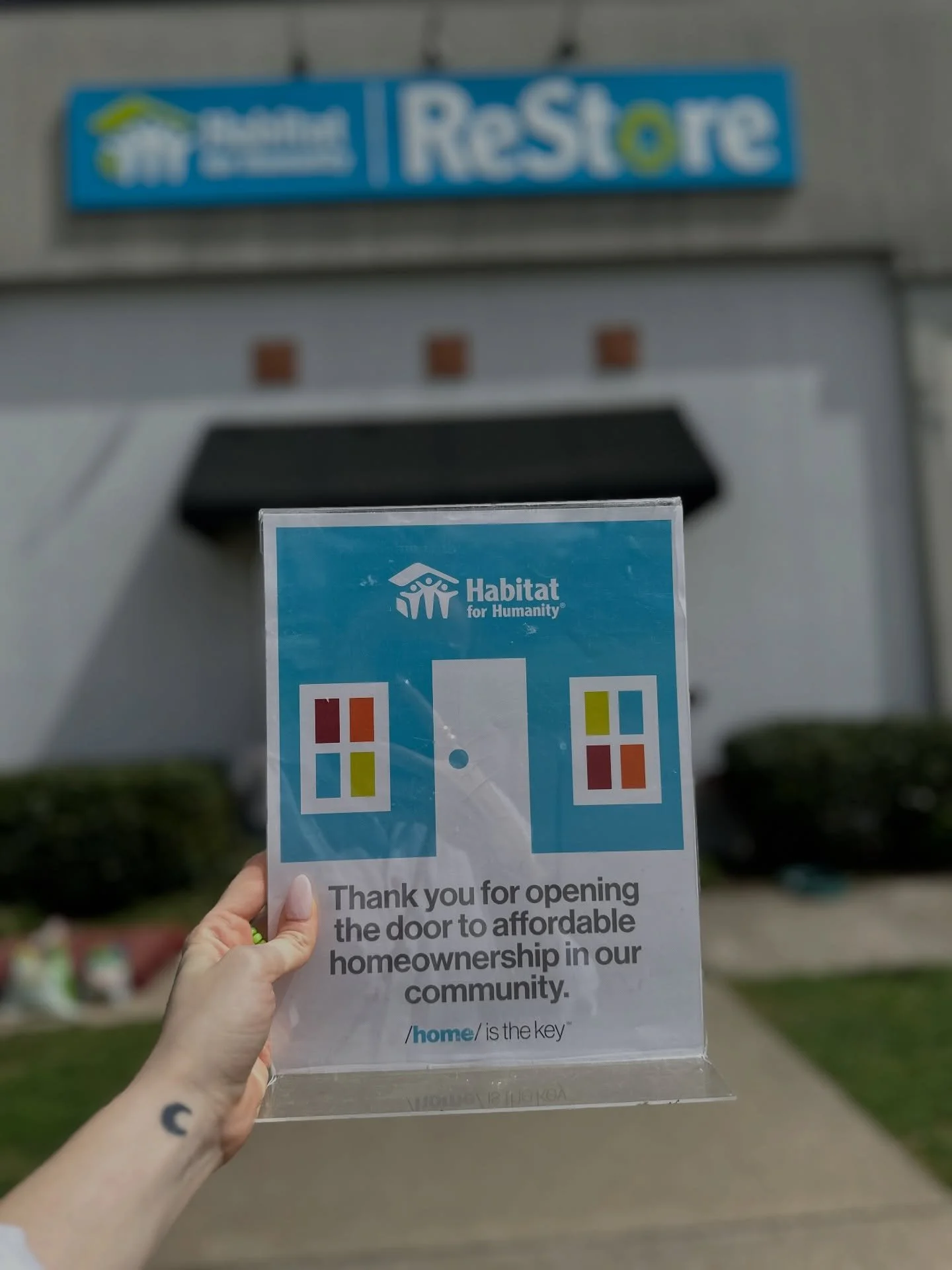 #HomeIsTheKey to stability, but too many families are locked out of the opportunity for affordable homeownership. 

Shop and round up all of April to help local families #openthedoor to a safe, affordable place to call home! 

#franklintn #habitatfor