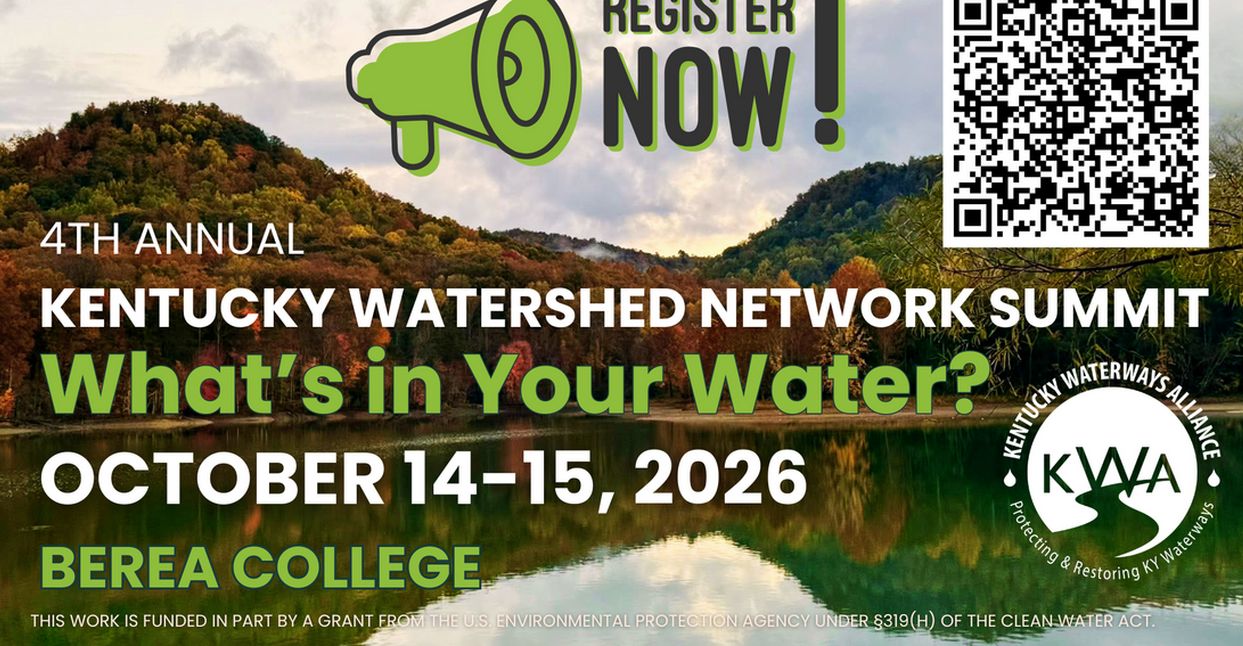 Kentucky Watershed Network Summit: What’s in Your Water?