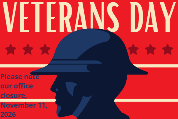 FCCD Office Closed: Veterans Day