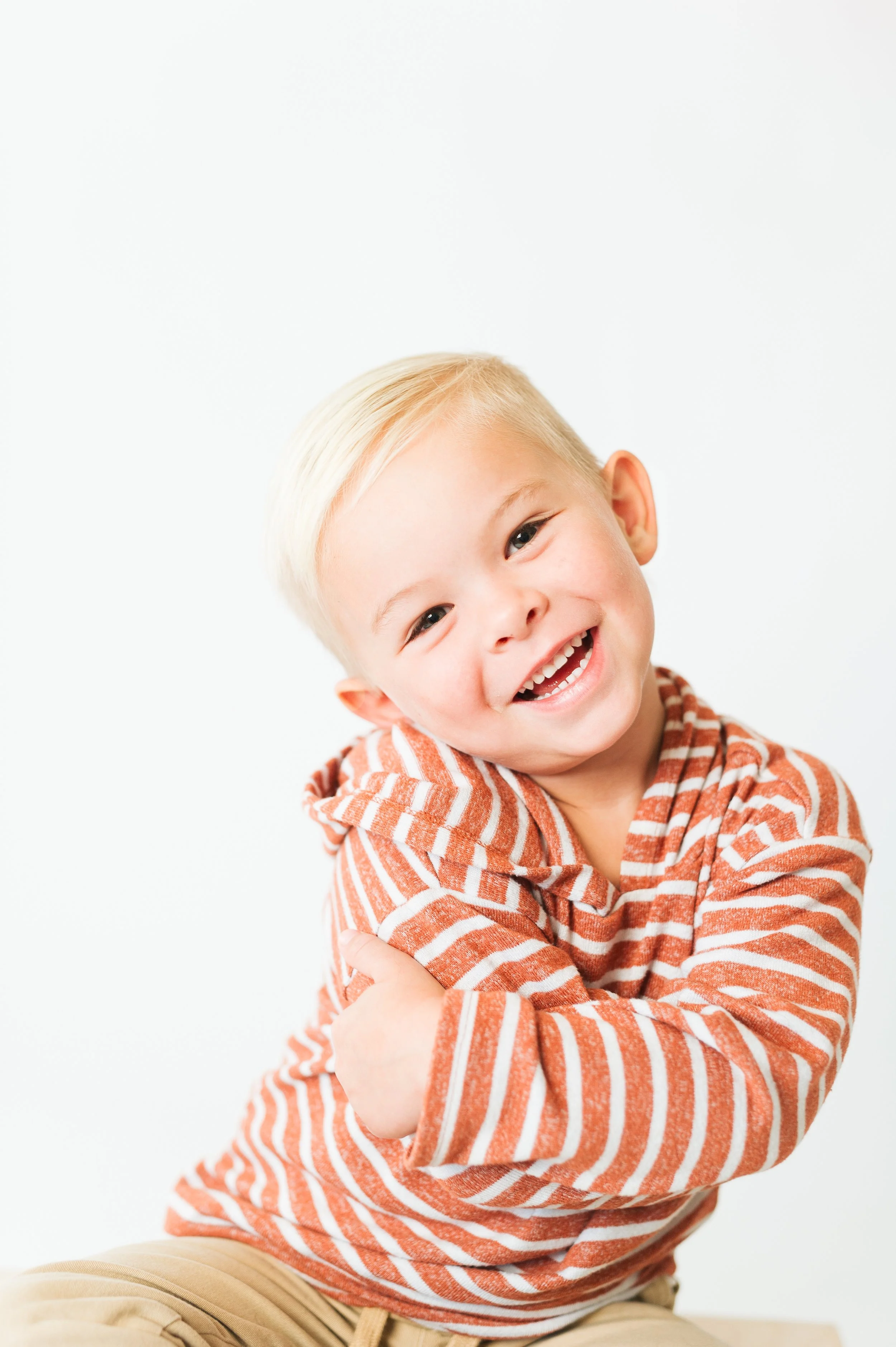 School picture day photography setup in Edmond, OK