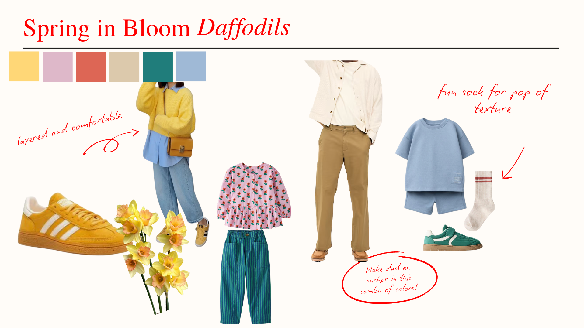 Spring Family Moodboard