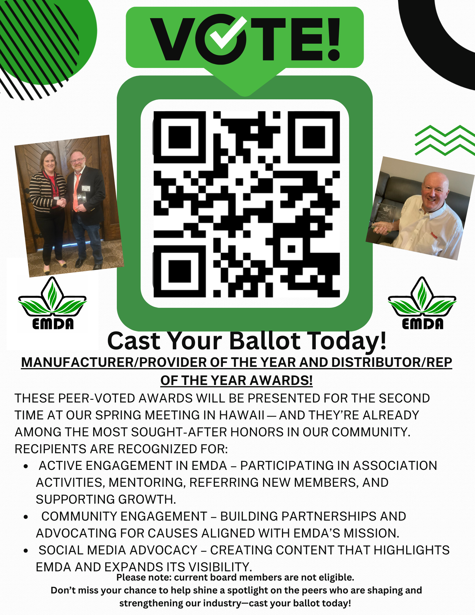 Cast Your Vote: Celebrate Excellence in Our EMDA Community!