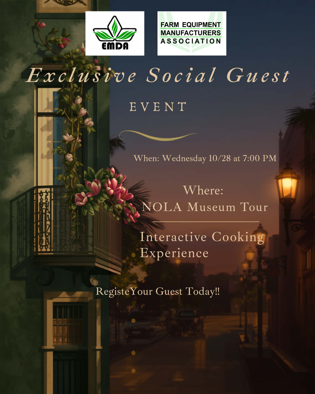 A Taste of New Orleans: Exclusive Social Guest Event