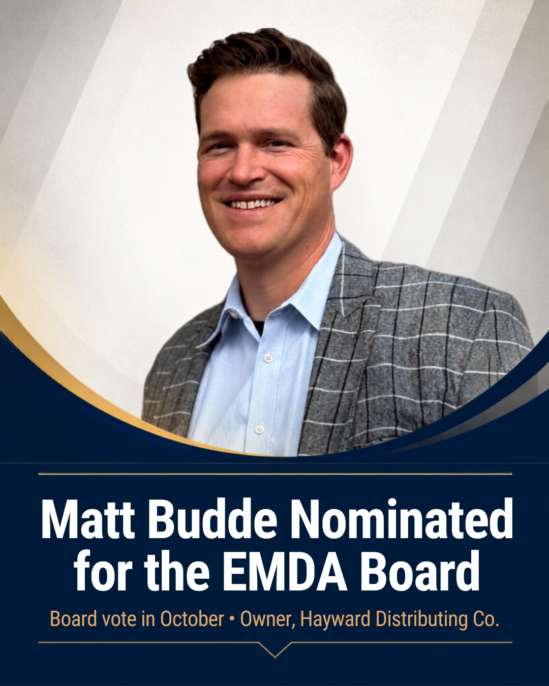 EMDA Announces Matt Budde as Board of Directors Nominee