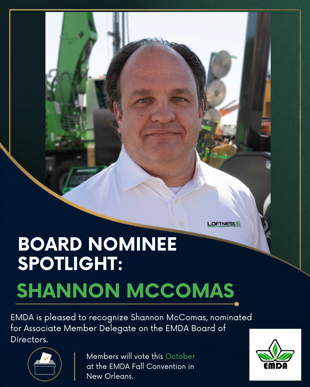 EMDA Board Nominee Spotlight: Shannon McComas