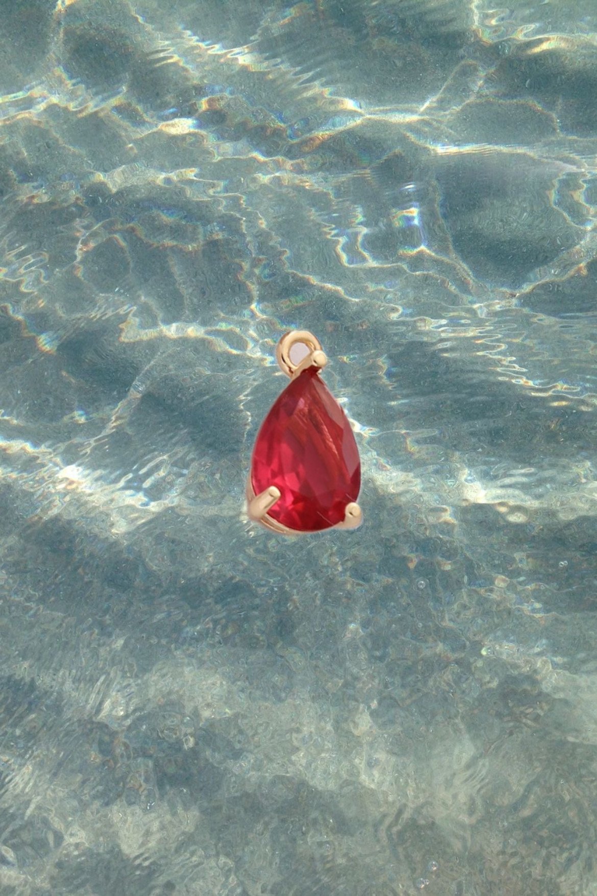Red Gemstone Charm