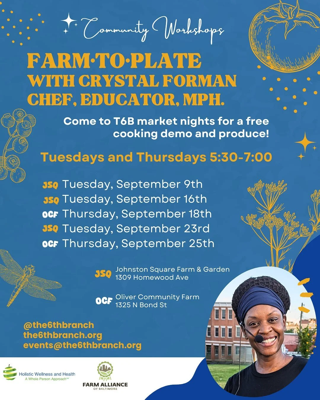 π΄β¨ This month at our markets, we’re turning up the heat! Join us for a TON of cooking demos, thanks to our friends at the Farm Alliance of Baltimore. Come get inspired, taste the magic, and take your kitchen skills to the next level! π±π₯ #Far