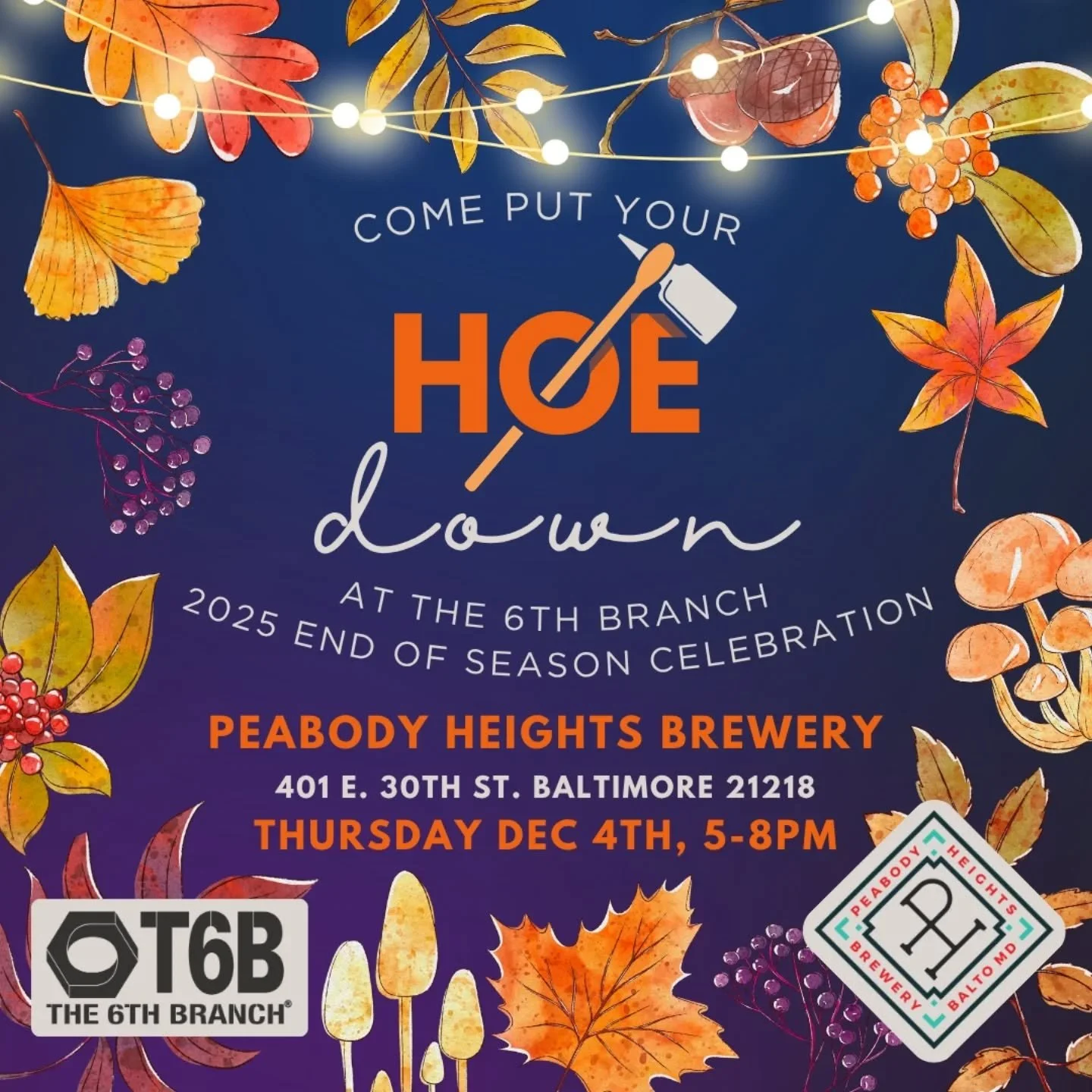 Celebrate with The 6th Branch!💚🥰
Join us at Peabody Heights Brewery on Thursday, December 4th, from 5&ndash;8 PM as we raise a glass to another incredible year of service, growth, and community impact!
This year&rsquo;s celebration marks a special 